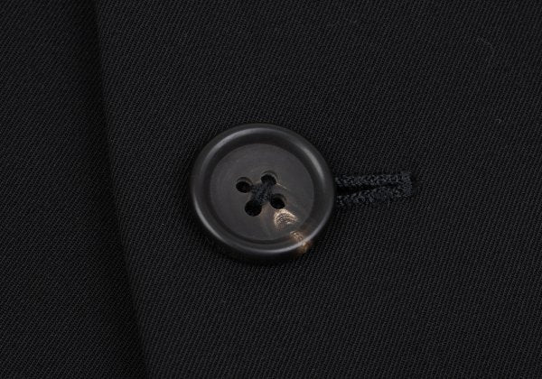 Yohji Yamamoto POUR HOMME Wool Gabardine Jacket Black Size S