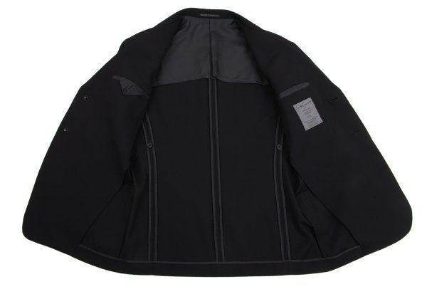 Yohji Yamamoto POUR HOMME Wool Gabardine Jacket Black Size S