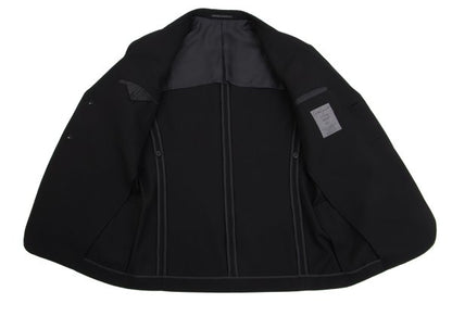 Yohji Yamamoto POUR HOMME Wool Gabardine Jacket Black Size S