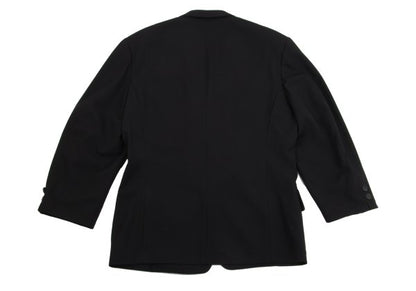 Yohji Yamamoto POUR HOMME Wool Gabardine Jacket Black Size S