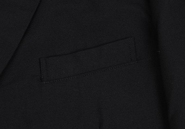 Yohji Yamamoto POUR HOMME Wool Peak Jacket Black Size M