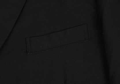 Yohji Yamamoto POUR HOMME Wool Peak Jacket Black Size M