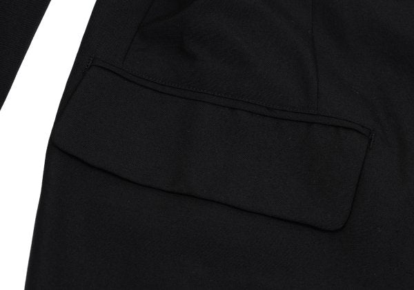 Yohji Yamamoto POUR HOMME Wool Peak Jacket Black Size M