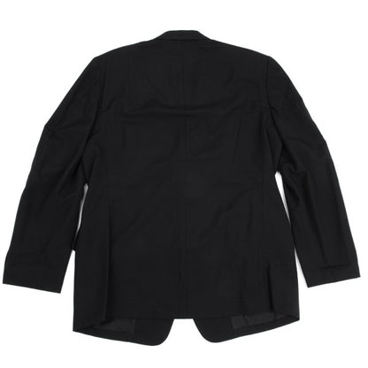 Yohji Yamamoto POUR HOMME Wool Peak Jacket Black Size M