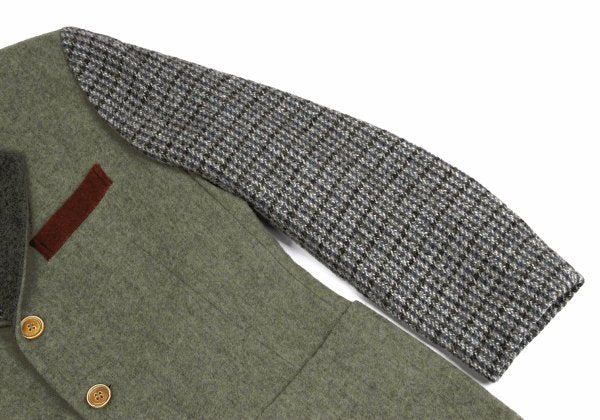 Yohji Yamamoto POUR HOMME Crazy Pattern Wool Blazer Size M