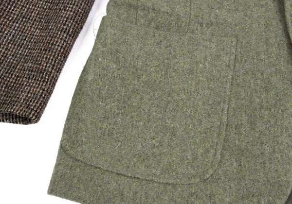 Yohji Yamamoto POUR HOMME Crazy Pattern Wool Blazer Size M