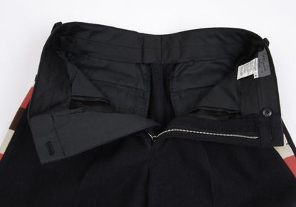 Yohji Yamamoto POUR HOMME Felt Wool Side Pants Navy Size S
