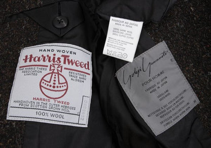 Yohji Yamamoto POUR HOMME Harris Nep Tweed Jacket Size M