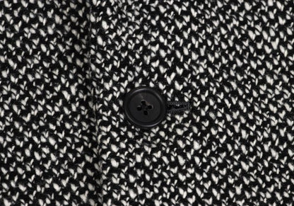 Yohji Yamamoto POUR HOMME Wool Tweed Jacket Black Size M