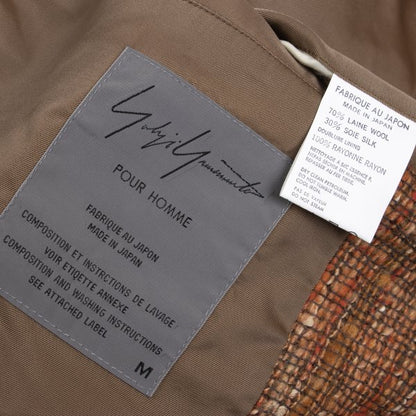 Yohji Yamamoto POUR HOMME 92AW Wool Blazer Orange Size M