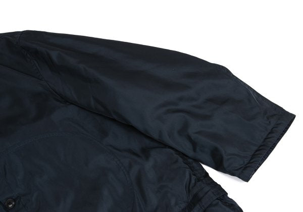 Yohji Yamamoto POUR HOMME Reversible Nylon Coat Navy Size M