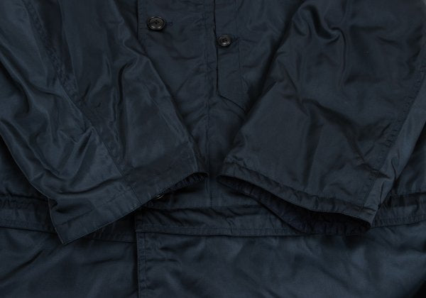 Yohji Yamamoto POUR HOMME Reversible Nylon Coat Navy Size M