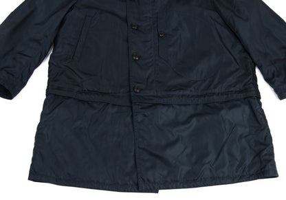 Yohji Yamamoto POUR HOMME Reversible Nylon Coat Navy Size M