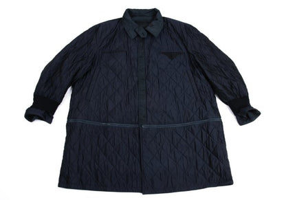 Yohji Yamamoto POUR HOMME Reversible Nylon Coat Navy Size M