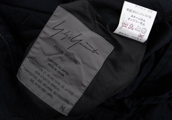 Yohji Yamamoto POUR HOMME Reversible Nylon Coat Navy Size M