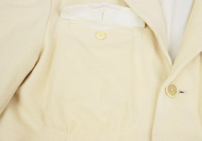 Yohji Yamamoto POUR HOMME Wool Nylon Jacket Cream Size M