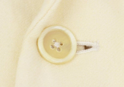 Yohji Yamamoto POUR HOMME Wool Nylon Jacket Cream Size M