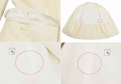 Yohji Yamamoto POUR HOMME Wool Nylon Jacket Cream Size M