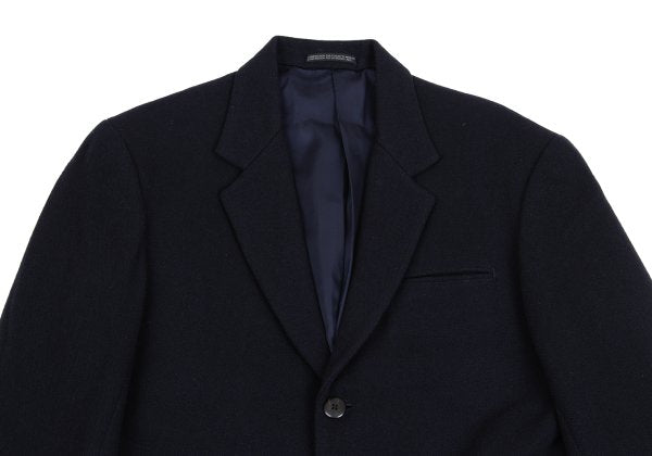 Yohji Yamamoto POUR HOMME Leather Pocket Jacket Blue Size S