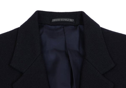 Yohji Yamamoto POUR HOMME Leather Pocket Jacket Blue Size S