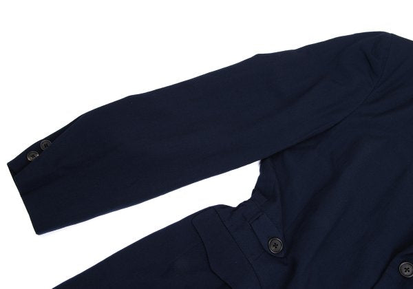 Yohji Yamamoto POUR HOMME Wool Gabardine Blazer Blue Size M