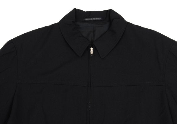 Yohji Yamamoto PH Wool Gabardine Zip Jacket Black Size M