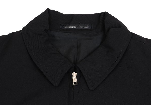 Yohji Yamamoto PH Wool Gabardine Zip Jacket Black Size M