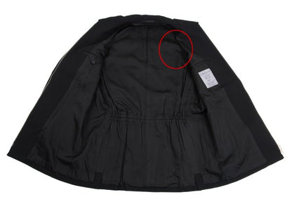 Yohji Yamamoto PH Wool Gabardine Zip Jacket Black Size M