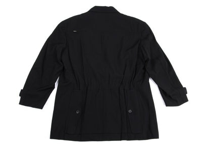 Yohji Yamamoto PH Wool Gabardine Zip Jacket Black Size M