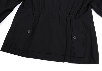 Yohji Yamamoto PH Wool Gabardine Zip Jacket Black Size M