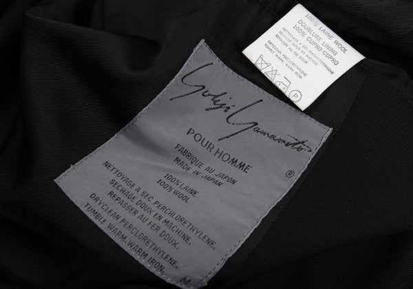 Yohji Yamamoto PH Wool Gabardine Zip Jacket Black Size M