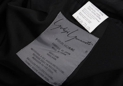 Yohji Yamamoto PH Wool Gabardine Zip Jacket Black Size M