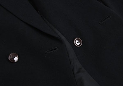 Yohji Yamamoto POUR HOMME Leather Trim Jacket Black Size M