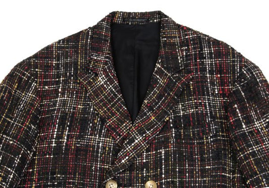 Yohji Yamamoto POUR HOMME Silk Linen Tweed Jacket Size S