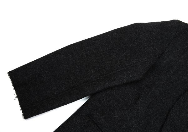 Yohji Yamamoto POUR HOMME Melton Jacket Charcoal Size L