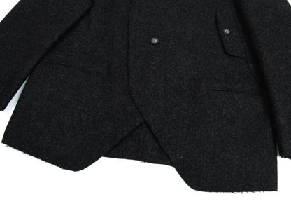 Yohji Yamamoto POUR HOMME Melton Jacket Charcoal Size L