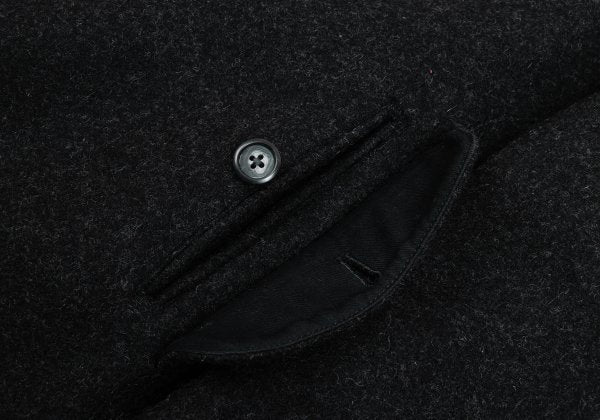Yohji Yamamoto POUR HOMME Melton Jacket Charcoal Size L