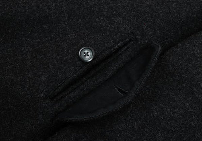 Yohji Yamamoto POUR HOMME Melton Jacket Charcoal Size L