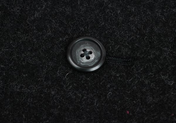 Yohji Yamamoto POUR HOMME Melton Jacket Charcoal Size L