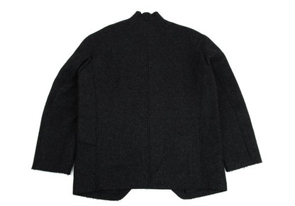 Yohji Yamamoto POUR HOMME Melton Jacket Charcoal Size L