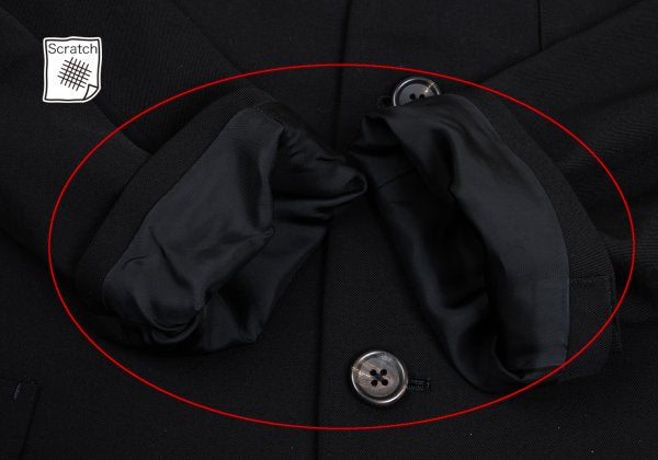 Yohji Yamamoto POUR HOMME Corduroy Panel Jacket Black Size M