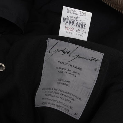Yohji Yamamoto POUR HOMME Corduroy Panel Jacket Black Size M