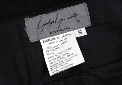 Yohji Yamamoto POUR HOMME Corduroy Wool Pants Black Size S