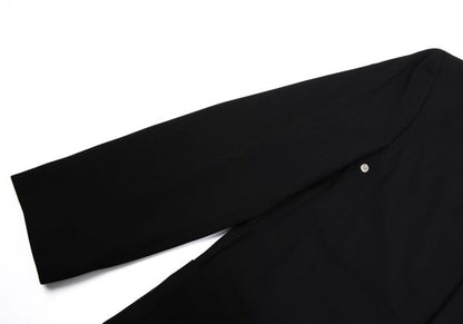 Yohji Yamamoto POUR HOMME Wool Gabardine Jacket Black Size M