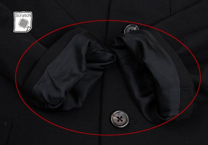 Yohji Yamamoto POUR HOMME Wool Gabardine Jacket Black Size M