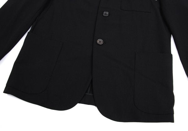 Yohji Yamamoto POUR HOMME Wool Gabardine Jacket Black Size M