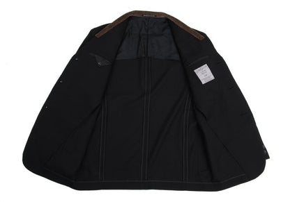 Yohji Yamamoto POUR HOMME Wool Gabardine Jacket Black Size M