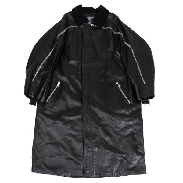 Yohji Yamamoto POUR HOMME 91AW Riri Zip Coat Black Size L