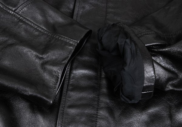 Yohji Yamamoto POUR HOMME 91AW Riri Zip Coat Black Size L