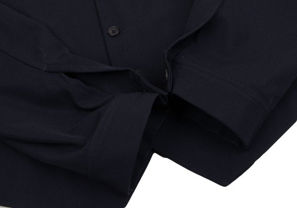 Yohji Yamamoto POUR HOMME Wool Gabardine Jacket Navy Size M
